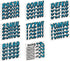 STIFFIE Whipline Sky Blue/Black 3" Boat & PWC Registration Decals • Numbers Letters Stickers...
