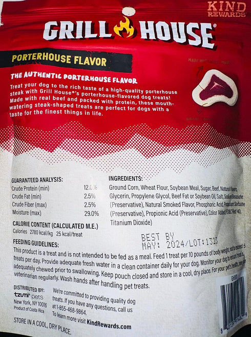 Grill House Treats for Dogs (Porterhouse Flavor)...