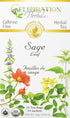 CELEBRATION HERBALS Sage Leaf Organic 24 Bag, 0.02 Pound...