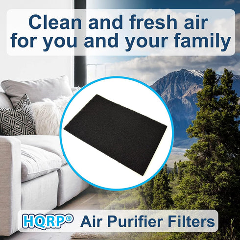 HQRP 4-Pack Carbon Filter C compatible with Holmes HAPF60, HAP726, HAP750, HAP756, HAP759, HAP715, HAP725, HAP1200, HAP1201, HAP1625, HAP1650, HAP...