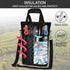 OPUX Two Bottle Wine Bag Carrier Tote, Insulated Leakproof 2 Bottle Wine Cooler Bag for Travel BYOB Picnic, Portable Wine Case, Gift for Men Women...