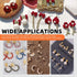 Tanstic 800Pcs Earring Cards with Earring Backs and Self-Sealing Bags Kit, Earring Display Cards Earring Holder for Selling Earring Jewelry Displa...