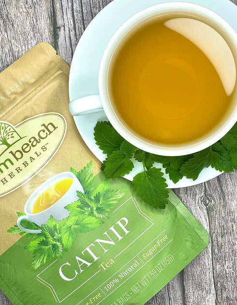 Catnip Tea - Pure Herbal Tea Series by Palm Beach Herbal Tea Company (30 Tea Bags) 100% Natural...