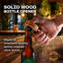 Abdo&FetnaGallery Handcrafted Wooden Beer Bottle Opener - Olive Wood with Epoxy, For Party, Home, and Restaurant - Ideal Gift for Beer Lovers...