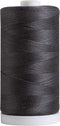 Connecting Threads Grey 100% Cotton Thread for Sewing, Quilting, and Crafting - 50-Weight - 1200 Yard Large Spool (Charcoal)...