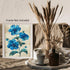 Posterizer 1 pcs-vibrant blue pretty flowers for chic decor-Floral & Botanical Art-Abstract & Modern Art-Decor for Home & Office- UNFRAMED Wall Ar...