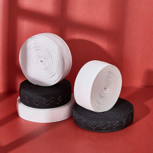 BENECREAT 10-Yard Non-Slip Silicone Elastic Band (1 Inch Wide) - Durable, Stretchable for Underwear, Sportswear & DIY Sewing...