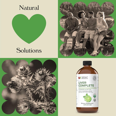 Liver Complete 8oz Organic Liquid Concentrate - Liver Cleanse & Digestive Bitters Vinegar Supplement...