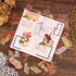 Gold Foil Floral Stickers (180 Pieces), Transparent Aesthetics Sticker Set Vintage Scrapbooking Stickers for Card Making Envelope Gift Wrapping Jo...
