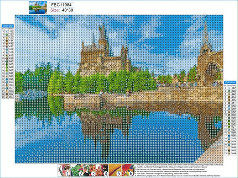 TWW 5D DIY Diamond Painting Full Drill by Number Kits, Full Drill Crystal Rhinestone Embroidery Pictures Arts Craft for Home Wall Decor Gift Park ...