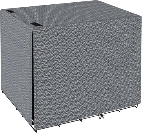 Dog Crate Cover for Wire Cages 30 Inch Indoor Breathable Polyester Pet Kennel Cover Machine Wash & Dry (Cover Only)...