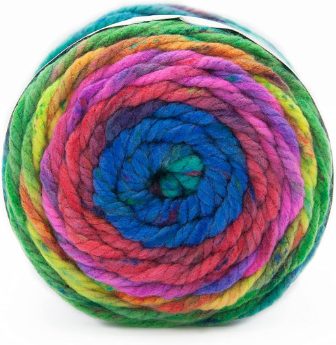 Lion Brand Yarn, Mandala Thick & Quick Bulky Yarn, Swirl, 1 Cake...