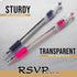 Pentel Rsvp Stylus Ballpoint Pen, Medium Line, Blue Ink, Pack of 2 (BK91LBP2C)......