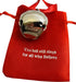 Westmon Works Believe Bell Ornament in Grey for Christmas Tree on Ribbon with Bag...