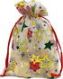 24PCS Christmas Organza Gift Bag 4X6 with Drawstring 11 Mix Pattern Small Goodie Candy Party Favor Xmas Gift Bags...