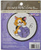 Dimensions 73038 Cute Kitten Counted Cross Stitch Kit for Beginners, 3" D, Small...