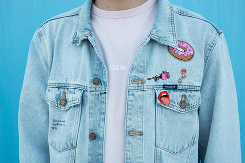 RipGrip 7 Edgy Enamel Pin Set for Backpacks...