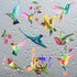 20 Pieces Large Size Hummingbird Window Hummingbird Decals for Windows Anti-Collision Window Clings Decals to Prevent Bird Strikes on Glass Non Ad...