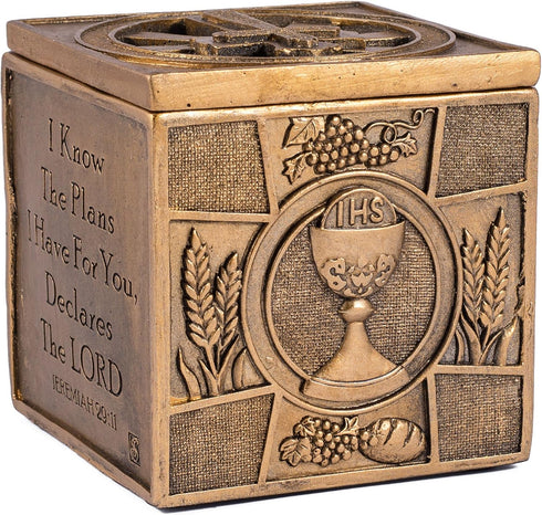 Joseph's Studio by Roman, Confirmation Collection, 3.75"H MULT SACRAMENT KEEPSAKE, Home Décor, Devout Gift, Prayerful Inspiration (3x3x3)...
