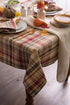 DII Give Thanks Plaid Fall Table Decor, Autumn & Thanksgiving Tabletop Linens, 60x104 Rectangle Tablecloth...