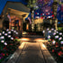 KNONEW 2Pack Solar Garden Lights Decoration, 12LED Solar Outdoor Lights, Solar American Flag Lights, Waterproof Solar Lights for Patio Pathway Out...