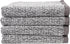 710-01-03-72-4P Diamond Jacquard Quick Dry Hand Towels Set, 16" x 30", Gray...