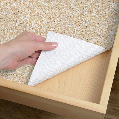 Con-Tact Brand Grip Prints Shelf Liner, Durable and Non-Adhesive Liners, Non-Slip Drawer and Cabinet Liner, 18" x 8', Beige Granite, Pack of 1 Rol...