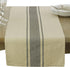 Cotton Table Runner With Banded Design...
