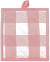 DII Buffalo Check Kitchen Collection, Classic Farmhouse Kitchen Set, Potholder, One Size, Pink &White, 2 Piece...