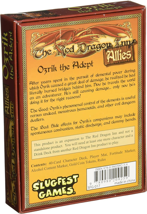 Slugfest Games Red Dragon Inn: Allies - Ozrik The Adept (Red Dragon Inn Expansion) Board Game (SFG017)...