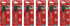 Milwaukee 48-22-3103 Inkzall Chisel Tip Multi Surface Jobsite Marker w/Water, Oil, and Dust Resistance, 6 Pack...