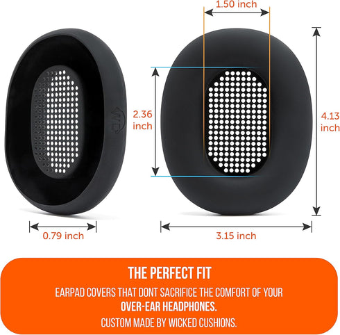 WC SweatZ XM5 - Protective Headphone Ear Covers for Sony WH1000XM5 by WC | Only Compatible with Sony XM5 Over Ear Headphones | Sweatproof & Easily...