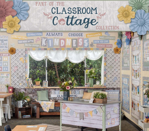 Teacher Created Resources Classroom Cottage Happy Birthday Mini Bulletin Board (TCR7176)...