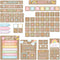 Rustic Classroom Calendar Set Bulletin Board - Bulletin Board Calendar For Classroom Elementary, Teacher Calendar Bulletin Board Sets, Preschool C...