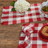 Park Designs Buffalo Check Table Runner - 54" L - Garnet...