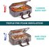 Rachael Ray Lasagna Lugger, Thermal Insulated Casserole Carrier for Hot or Cold Food, Lugger Tote for Potluck, Parties, Picnic, and Cookouts, Fits...