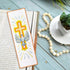 Povitrulya 'Holy Spirit' Counted Cross Stitch Bookmark Kit - DIY Embroidery Set for Adults with Paper Pattern, 16-Count Aida Canvas and Presorted ...