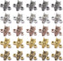 AD BEADS 75 Pieces in 5 Colors 25 Pieces Dragon1 Heads Beads Plus Matching 50 Pieces Double Heishi Spacers Connector Charm Beads Jewelry Making Cr...