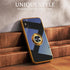 IDweel for iPhone Xs Max Case with 360°Ring Holder Stand Magnetic Kickstand,Lightweight Slim Fit Plated Rose Gold Edge Soft TPU Bumper Camera Prot...