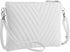 B BRENTANO Chevron Embroidered Crossbody Clutch Bag Pouch with Removable Wristlet & Adjustable Shoulder Strap...