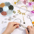 YAKA 900Pcs 9mm1Box 6 Colors Open Jump Ring,Ring Jewelry Keychain for Jewelry Making Accessories,1Pcc Jump Ring Open/Close Tool and 1Pcs Clear Box...