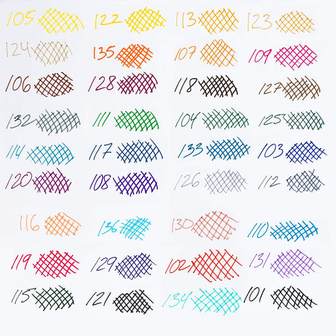 Pentel Color Pen, Set of 36, Assorted (S360-36)...