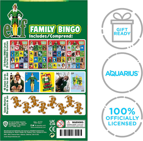 AQUARIUS - Elf Family Bingo Game...