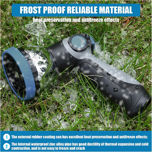 PinWheel Garden Hose Nozzles,Thumb Control Water Garden Hose Sprayer Nozzle, High Pressure Hose Nozzle, Outdoor Hose Nozzle Sprayer?9 Adjustable P...
