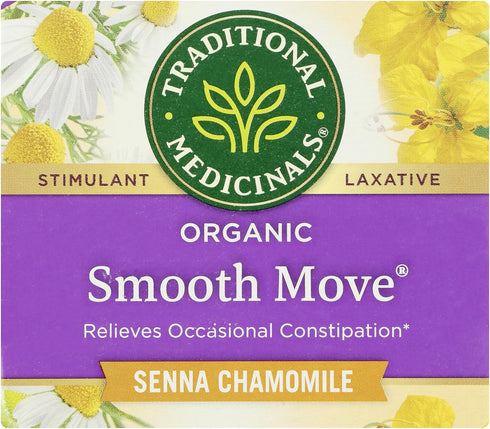 Traditional Medicinals Organic Smooth Move Chamomile Tea, 16 Tea Bags...