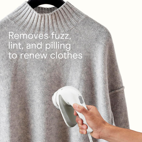 Conair Fabric Shaver and Lint Remover, Rechargeable Portable Fabric Shaver, White...