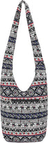 Women Shoulder Handbags Fashion canvas Hippie Crossbody Bags Bohemian Animal Prints Hobo Bags...