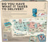 USPS Great American Mail Race: A Letter-Carrying Family Board Game for Kids 10+ and Adults...