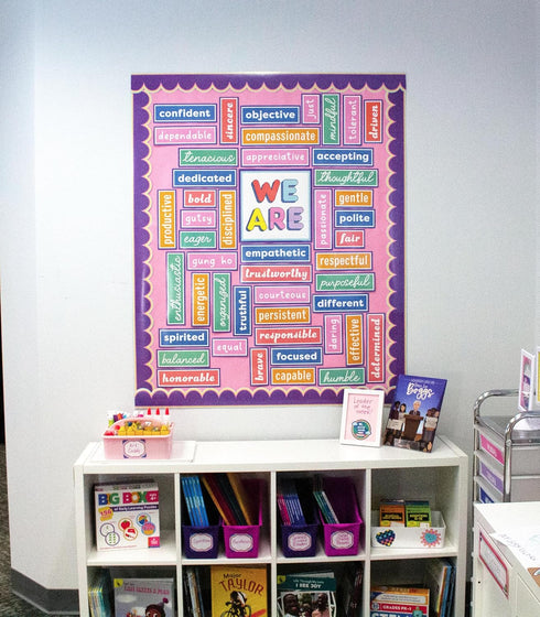 Carson Dellosa We Stick Together 52-Piece Pre-Punched Motivational Bulletin Board Set, 50 Positive Sayings and Reproducible Activity for Kids, Bul...
