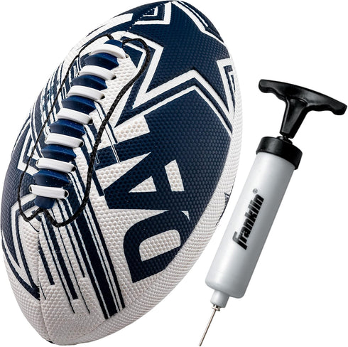 Franklin Sports NFL Team Footballs - Youth Mini Footballs for All NFL Teams - Kids Junior 8.5" Football + Air Pump Sets - Official NFL Licensed Fo...